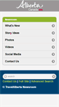 Mobile Screenshot of media.travelalberta.com