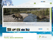 Tablet Screenshot of media.travelalberta.com